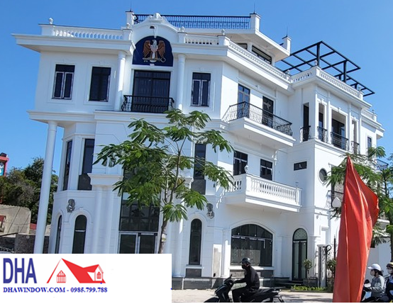 Cửa nhôm xingfa tem đỏ Quảng Đông nhập khẩu chính hãng công trình Anh Cường - Hồ Sen, Hải Phòng